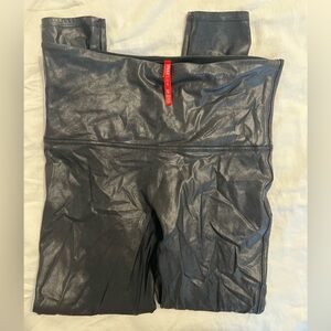 Spanx faux leather leggings